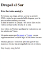 Mobile Screenshot of drupalalsur.org