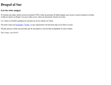 Tablet Screenshot of drupalalsur.org